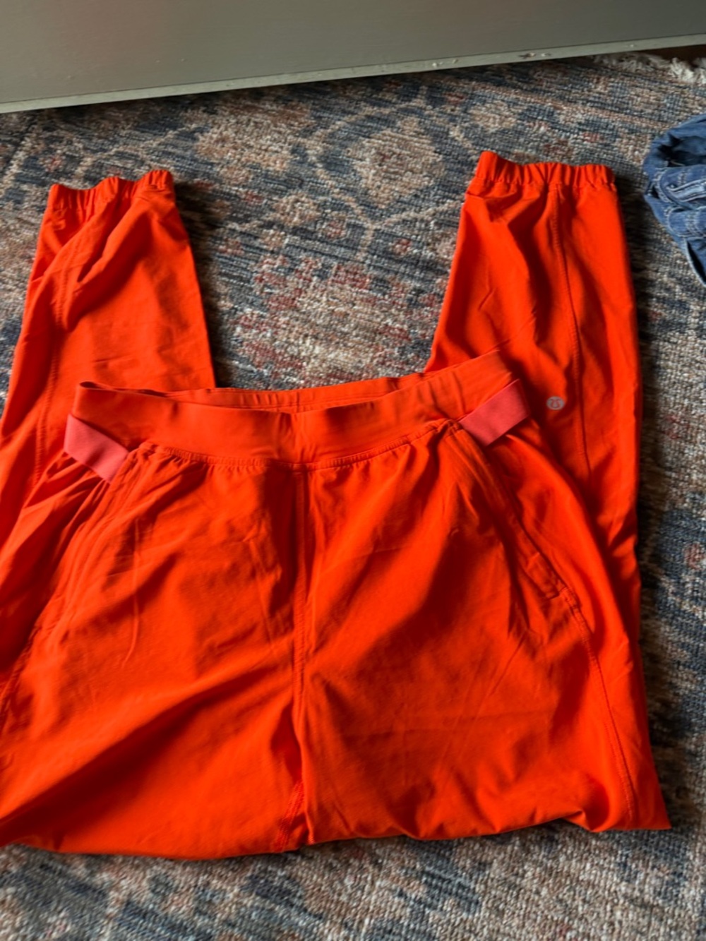 Women’s lululemon Bright Orange Athletic Joggers